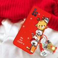 thumbnail image 1 of Christmas Reindeer Santa Claus Key Chain Case For iPhone 15 Pro Max 15 Pro For iPhone 15 Plus Hat Tree Snowman Tpu Cover, 1 of 5
