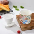 thumbnail image 4 of J.west Ceramic Butter Dish, Floral Bell Shaped, French Butter Keeper, 1 Count, 4 of 4