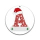 thumbnail image 4 of Adorno navideño personalizado Homerr, decoración festiva navideña, colgante navideño, adorno colgante creativo personalizado con alfabeto para decoración festiva del árbol de Navidad., 4 of 8