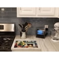 thumbnail image 2 of Carolines Treasures DAC2602LCB 12 x 15 x 0.2 in. Basenji Cozy Christmas Glass Cutting Board - Large, 2 of 5