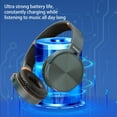 thumbnail image 7 of CXALSSY X3 Active Noise Cancelling Headphones, Over-Ear Headphones with Mic for Kids/Adults/Teen/School/TV, Green, 7 of 7