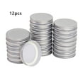 thumbnail image 2 of Cateissary KOGOTA 12 piezas 70 mm de boca ancha tapas de tarros de conservas sellado tapas de almacenamiento tapa de repuesto Cocina y Comedor Plata, 2 of 6