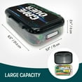 thumbnail image 5 of ZIPIT Black Gamer Recycled Plastic Pencil Box for Kids, Elementary School Box, 5 of 6