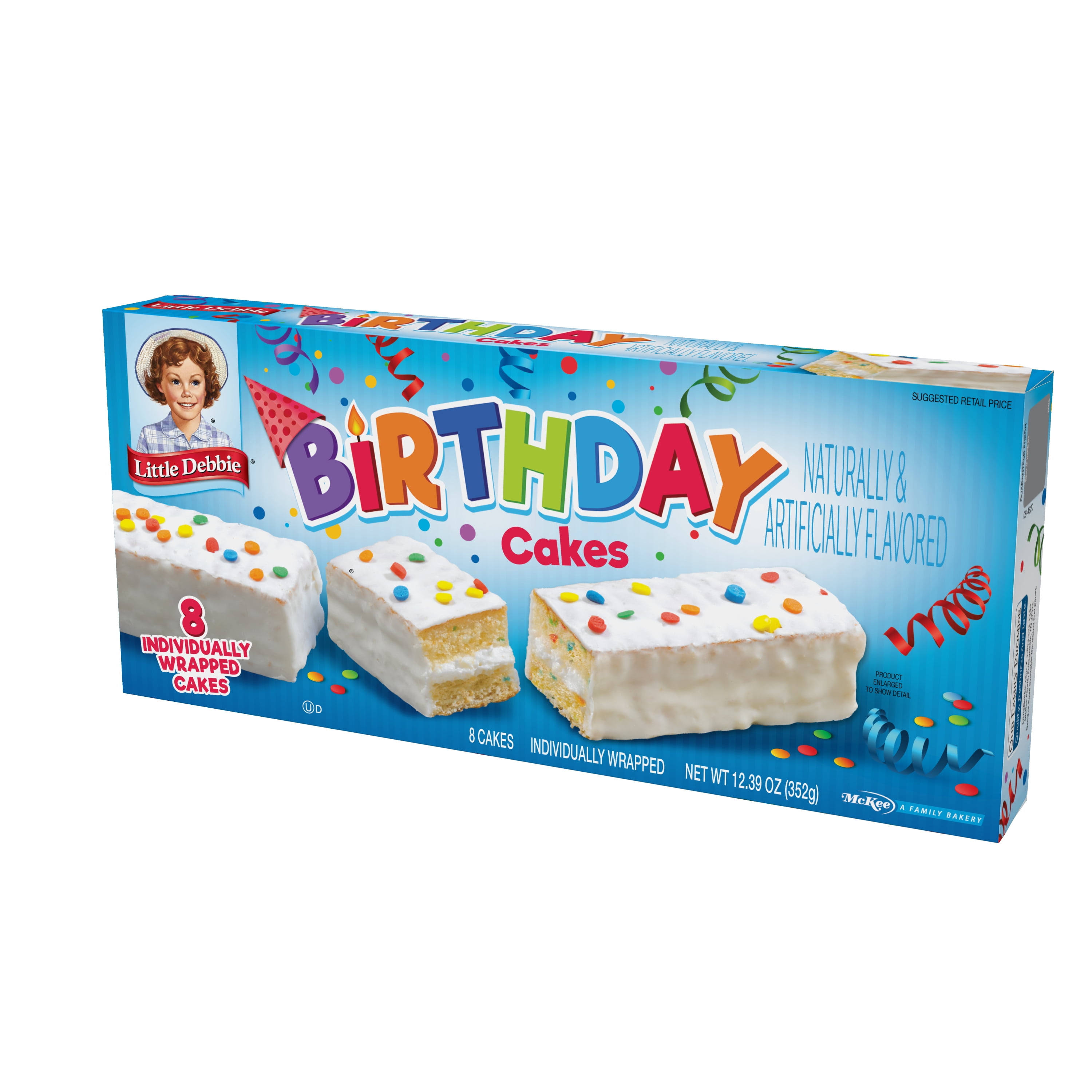 Little Debbie Birthday Cakes, 12.39 oz (8 count)
