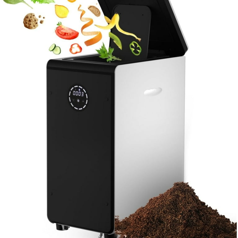 iDOO Electric Composter for Kitchen Counter, 3L Smart Kitchen Composter  Countertop, Auto Home Compost Machine Odorless, Food Cycler Waste Composter