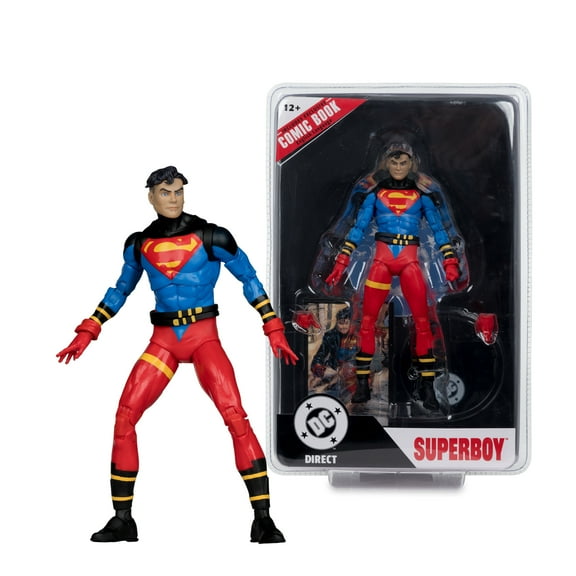 Superboy (DC Page Punchers: Superboy #1) 7" Figure w/Comic - McFarlane Toys