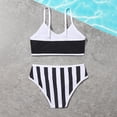 thumbnail image 4 of Girl's 2 Pieces Bathing Suit Bikini Set Rashguard Swim Suit Set Print Swimsuit Bathing Suit with Sport High Waist 9-10 Years, 4 of 4
