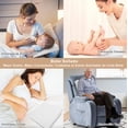 thumbnail image 3 of Almohada Antireflujo de Espuma para Adulto, Cojín Suave y Cómodo para Sillas con Soporte de Espalda, 3 of 7