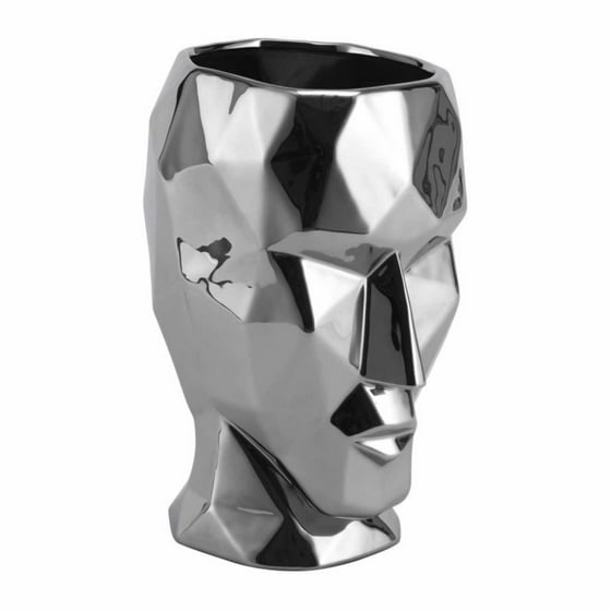 Large Dolomite Facetas Silver Ornaments Living Room Table Centerpieces Decor