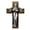 D, variant on Jesus Christ Wall Cross, 2D Vintage Wooden Jesus Cross Wall Decor, Hanging Catholic Crucifix, Religious Art for Faith, Hope & Blessing, Christian Gift for Home, Church & Loved Ones