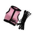 thumbnail image 1 of kurtrusly Hamster Rabbit Guinea Pig Rat Ferret Breathable Mesh Harness Leash Pink L, 1 of 9