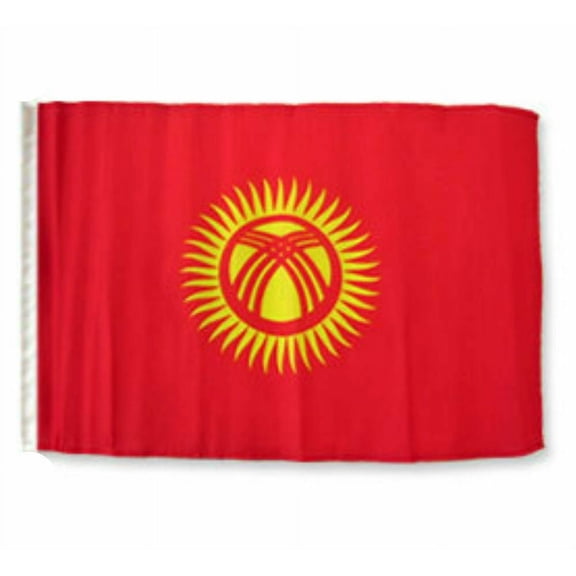 12x18 12"x18" Kyrgyzstan Sleeve Flag Boat Car Garden