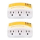 thumbnail image 1 of Protector de Voltaje para Refrigerador Supresor de Picos 3 Tomas 1440W 120V 12A, 1 of 7