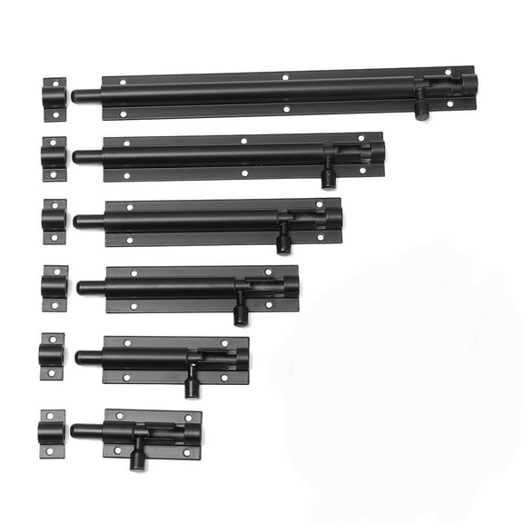 2-8" Window Catch Lock Door Lock Buckle Heavy Duty Large Garden Gate Shed Sliding Door Tower Bolt Latch Catch Home Hardware