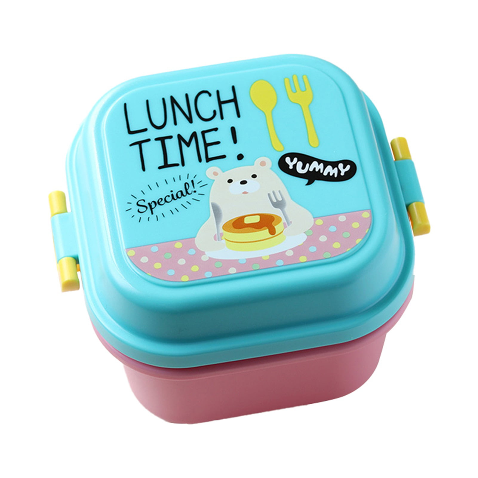  Jelife Lunch Box Kids Bento Box - 1450ml Large Leakproof 6  Compartments Kids Lunchbox Toddler Bento Box with Utensils for Back to  School,Book-Style Reusable Lunch Snack Containers for Daycare: Home 