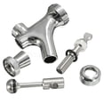 thumbnail image 4 of fashionhome Draft Faucet Keg Kegerator Brass Plated Faucet Tap with Threaded Interface Keg Accessory, 4 of 8