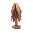 thumbnail image 4 of Posavasos de madera para bebidas, protección de mesa, mantel individual de madera plegable para agarraderas para ollas calientes 4 piezas, 4 of 9