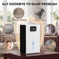 thumbnail image 3 of DARKIRON Dehumidifier, Dehumidifier for Home, 95 OZ Water Tank, (1000 sq.ft) Upgraded Portable Dehumidifiers for Bathroom Bedroom Basement (White), 3 of 7