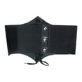 thumbnail image 5 of Fesfesfes Women Shaping Underwear Waistband Abdomen Waist Corset Adjust Girdle Body Corset Lace Up Bodysuit Shapewear, 5 of 6