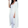 thumbnail image 1 of Women Workoffice Suit Solid Color Blazer Button Down Fitted Outwear Single Breasted Fashion Jacket Pockets Professional Overcoat V Neck Cardigan, 1 of 7