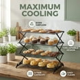 thumbnail image 5 of Stackable Cooling Rack 4-Tier Design for Drying Cooking Baking Essentials, 5 of 8