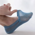 thumbnail image 2 of No Show Socks, Ultra Thin Breathable Mesh Non Slip Invisible Liner Socks for Flats and Sneakers for Women and Men, Blue, 2 of 6