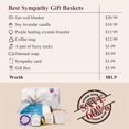 thumbnail image 6 of Sympathy Gift Baskets, Care Package for Women, Soothe Grief Sympathy Gifts for Loss of Loved One, Condolences Gift Basket for Loss, Bereavement Miscarriage Gifts for Mothers, Mom, Sister, Friend, 6 of 7