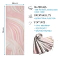thumbnail image 2 of Pink Gold Wave Marble Hot Yoga Mat Towel Non Slip for Hot Yoga - Quick-Drying Yoga Mat Cover with 4 Corner Pockets with Travel Bag - Hot Yoga Towel Non Slip 74"x26", 2 of 6