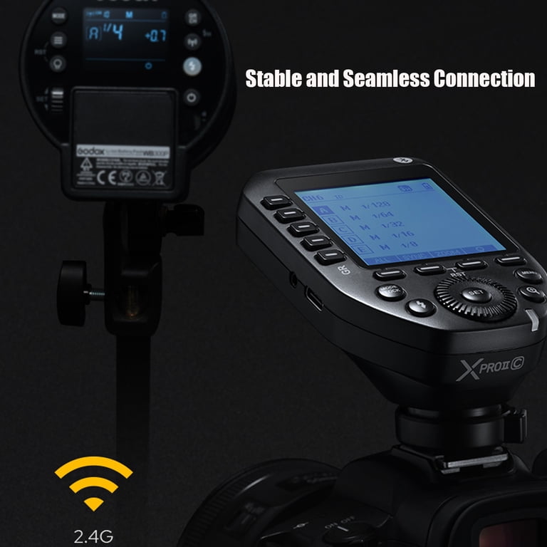TTL HSS Flash Trigger For Canon Godox XProII-C Flash Trigger For Canon ...