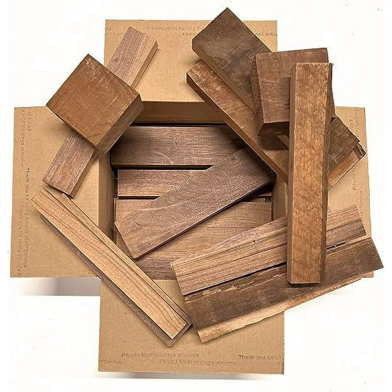 DFsucces Carved Wood Carving Blocks Unfinished Wood Rectangular Cube Wood  DIY