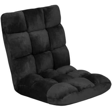 Best Choice Products 14-Position Memory Foam Cushioned Floor Gaming Chair - Black