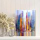 thumbnail image 2 of Qisvanset Blue Monstera Leaf Canvas Print 12x16 Inch Study Dining Art, 2 of 8