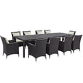 thumbnail image 2 of Convene 11 Piece Outdoor Patio Dining Set-EEI-2219, 2 of 7
