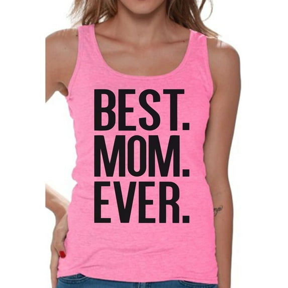 Awkward Styles Women's Best Mom Ever Graphic Tank Tops Mother's Day Mothering
