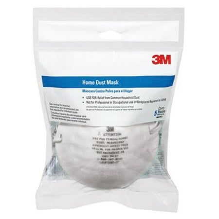 UPC 051141906768 product image for 3M 8661HA1-A DUST MASK HOME 5PK | upcitemdb.com