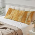 thumbnail image 4 of Golden Brown Ombre Body Pillow Cover 20 x 54 Inch Decorative Pillow Cover Modern Abstract Art Oil Painting Lumbar Pillowcase Seasonal Rectangle Cushion Case for Couch Sofa Bed Living Room, 4 of 9