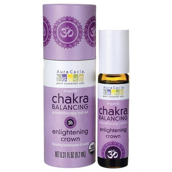 Aura Cacia Chakra Balancing Aromatherapy Roll-on - Enlightening Crown