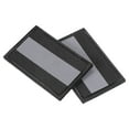thumbnail image 4 of Uxcell 2x3" Reflective Patch Hook and Loop Fastener Safety Applique, Black 4 Pack, 4 of 6