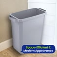 thumbnail image 4 of Durable DURABIN 60L Grey Plastic Waste Bin for Office Home & Public Spaces, 4 of 8
