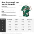 thumbnail image 5 of Gukieu Gingerbread Snowman Cookies Print Men's Short-sleeved Shirts, Button-down Pocket Shirts, T-shirts, Beach Vacation Travel Summer Clothing-Large, 5 of 5