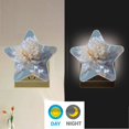 thumbnail image 4 of Star Night Light Auto On/Off Plug-in Wall Light with Light Sensor Warm White LED for Home Party Large Flower in Full Bloom, 4 of 6