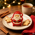 thumbnail image 5 of Christmas Mini Pie Molds, Festive Holiday Baking Tool Set with Press Design for Making Delicious Seasonal Pastries and Tarts (Santa Claus), 5 of 6