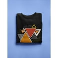 thumbnail image 3 of Abstract Colored Triangles. Sweatshirt Men -Image by Shutterstock, Male 4X-Large, 3 of 4