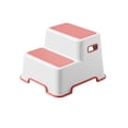 thumbnail image 2 of Children Step Stool Potty Stool Sturdy Standing Platform Anti Skid for Kitchen Red, 2 of 10