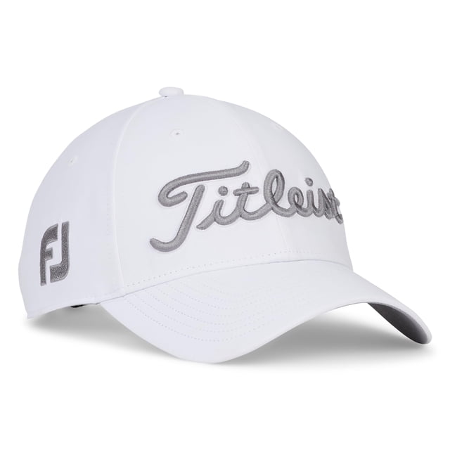 Gorra de golf Titleist Tour Performance blanco/gris