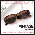 thumbnail image 2 of Gafas de Sol FEISEDY Retro Tendencia Rectangulares Vintage B2322, 2 of 6
