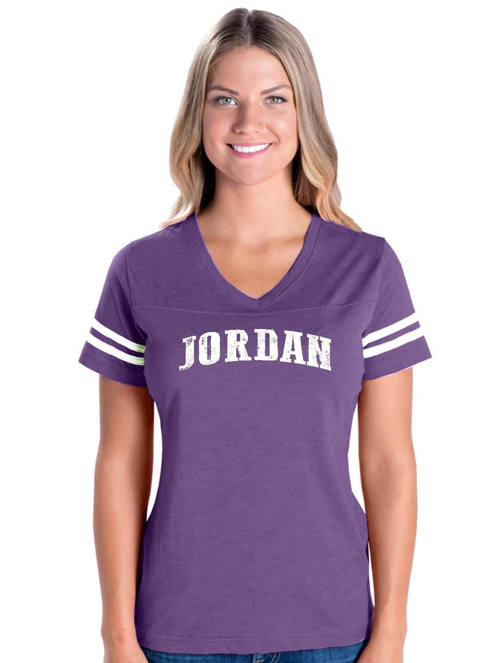purple jordan shirt womens