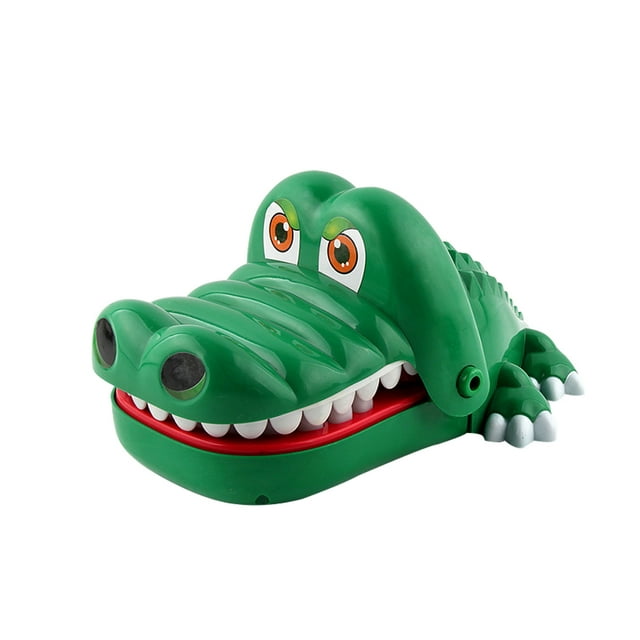 serony Trick Toy Children Cartoon Animal Mouth Tooth Game Biting Kid-Parent Game Toy for Party Gift, L