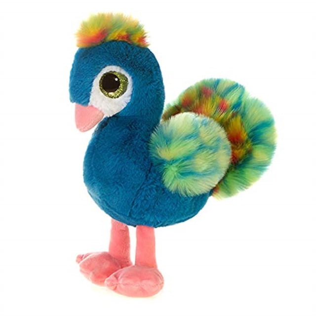 fiesta toys fancies blue peacock bird plush stuffed animal toy 8