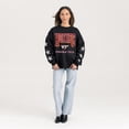 thumbnail image 3 of Women's Gameday Couture  Black Virginia Tech Hokies Pure Victory Relaxed Rhinestone Pullover Sweatshirt, 3 of 4